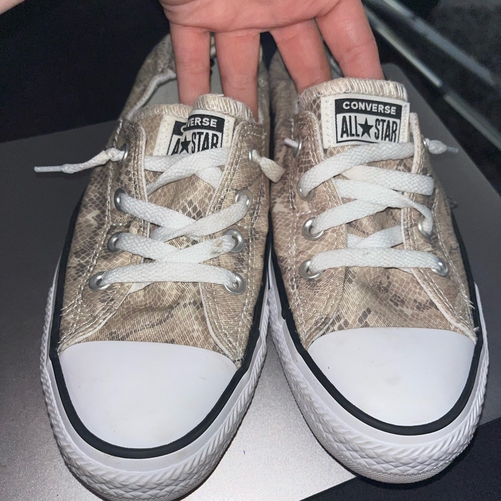 Converse snake skin